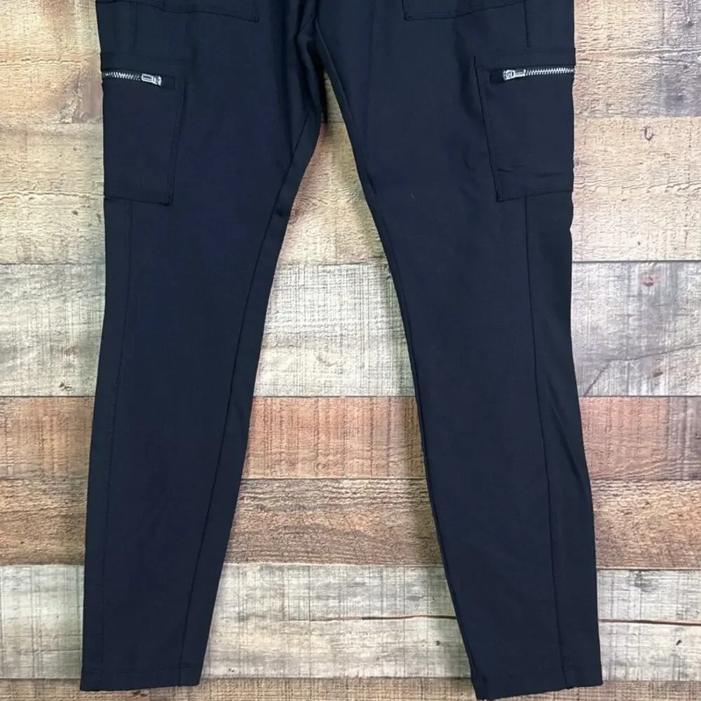 Athleta Headlands Hybrid Cargo Tight Leggings Black Size 4